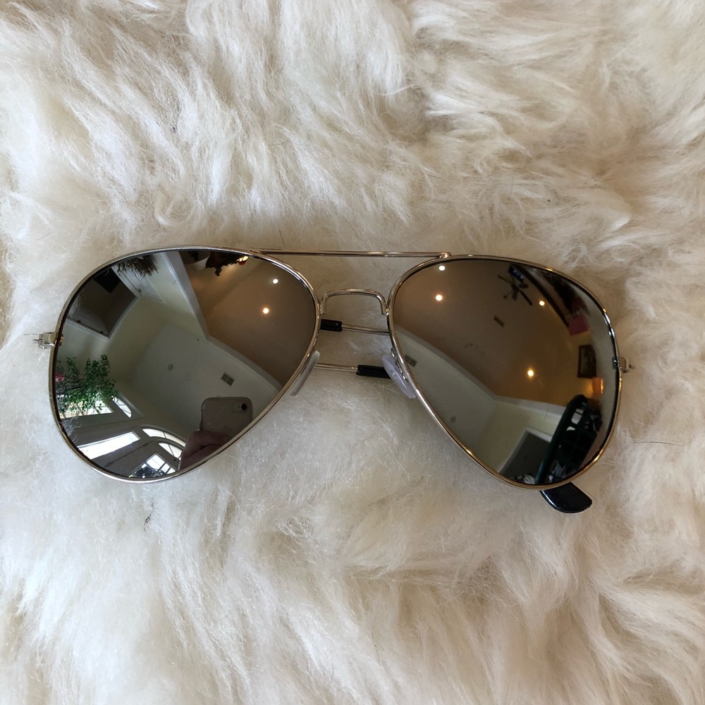 Aviator silver glasses